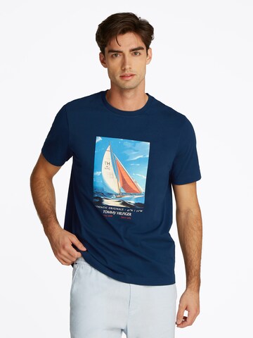 TOMMY HILFIGER T-Shirt in Blau: Vorderseite