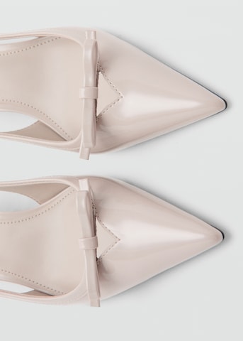 MANGO Slingpumps 'SUSA' in Beige