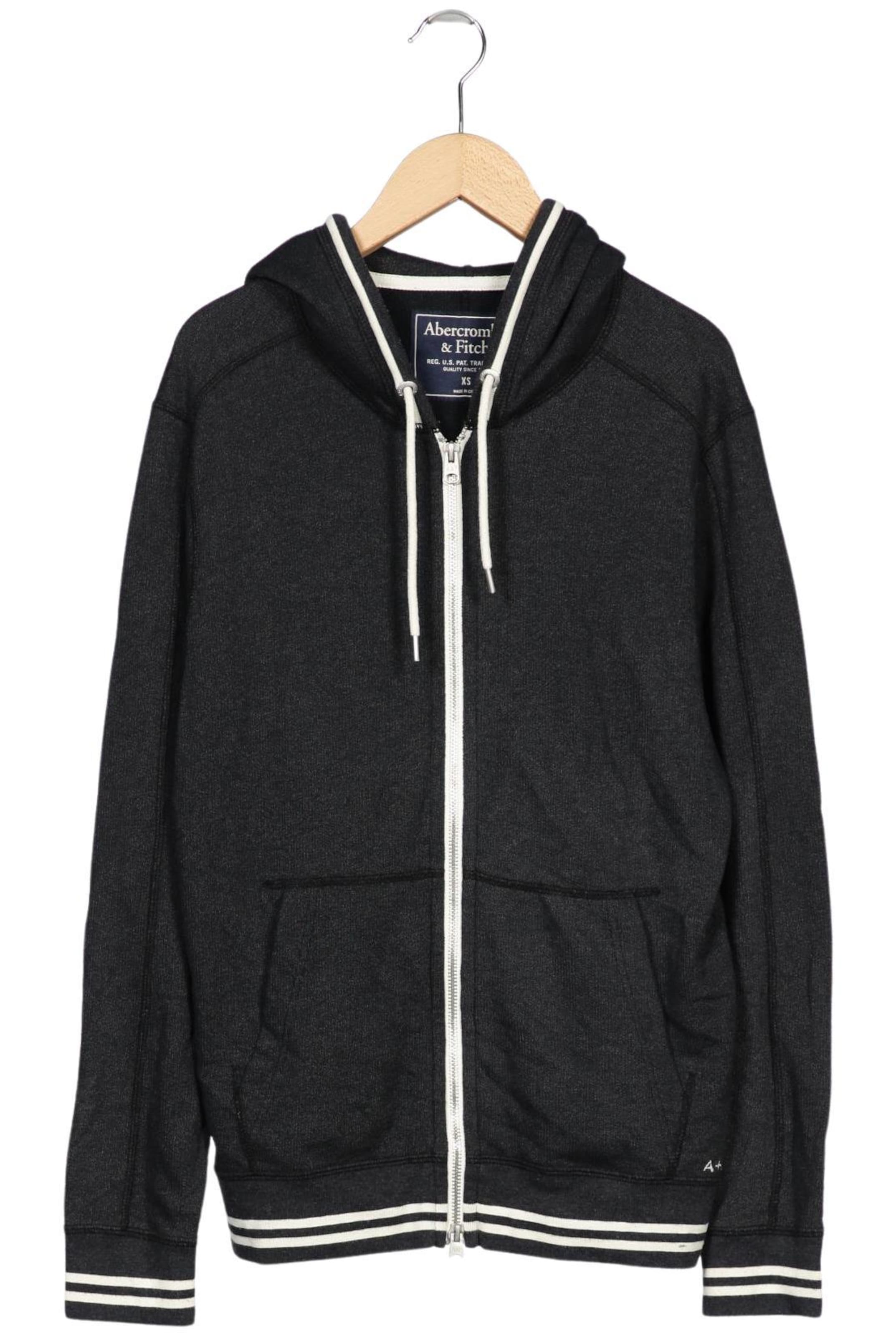 Abercrombie & Fitch Kapuzenpullover XS in Grau: Vorderseite