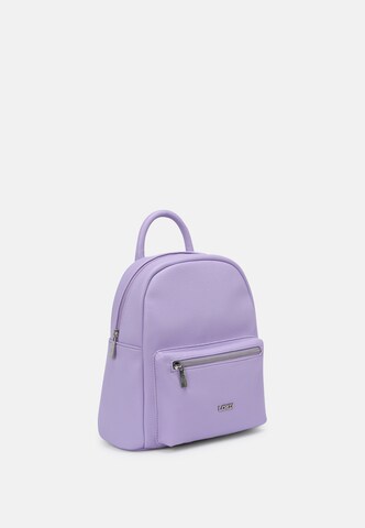 L.CREDI Backpack 'Budapest' in Purple: front