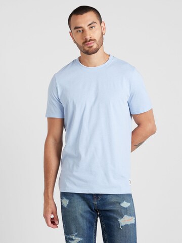 QS T-Shirt in Blau: Vorderseite