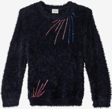 Pull-over s.Oliver en bleu : devant