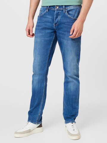 GARCIA Slimfit Jeans in Blauw: voorkant