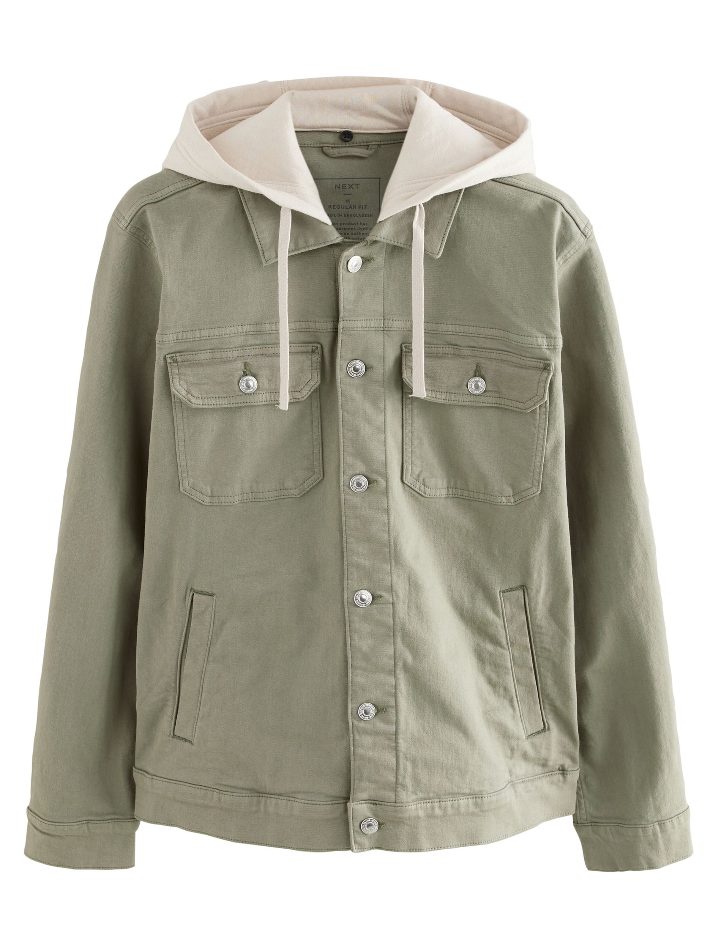 Next Between-season jacket in Green: front