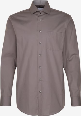 SEIDENSTICKER Overhemd in Grijs: voorkant
