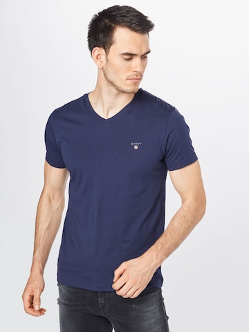 GANT - Camisa 'ORIGINAL' em azul: frente