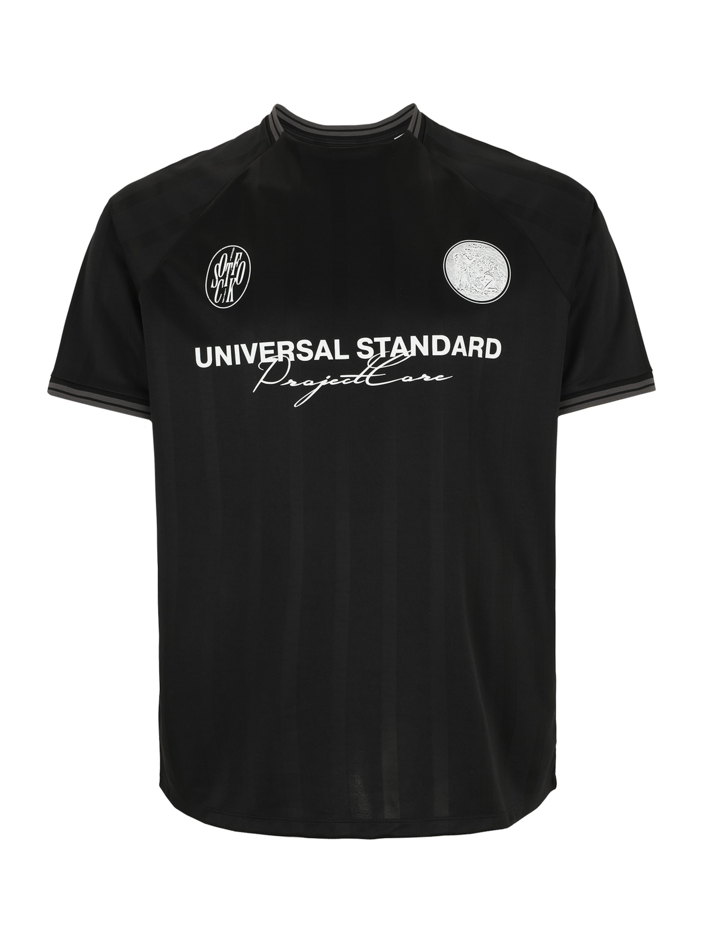 Jack & Jones Plus Футболка в Черный: спереди