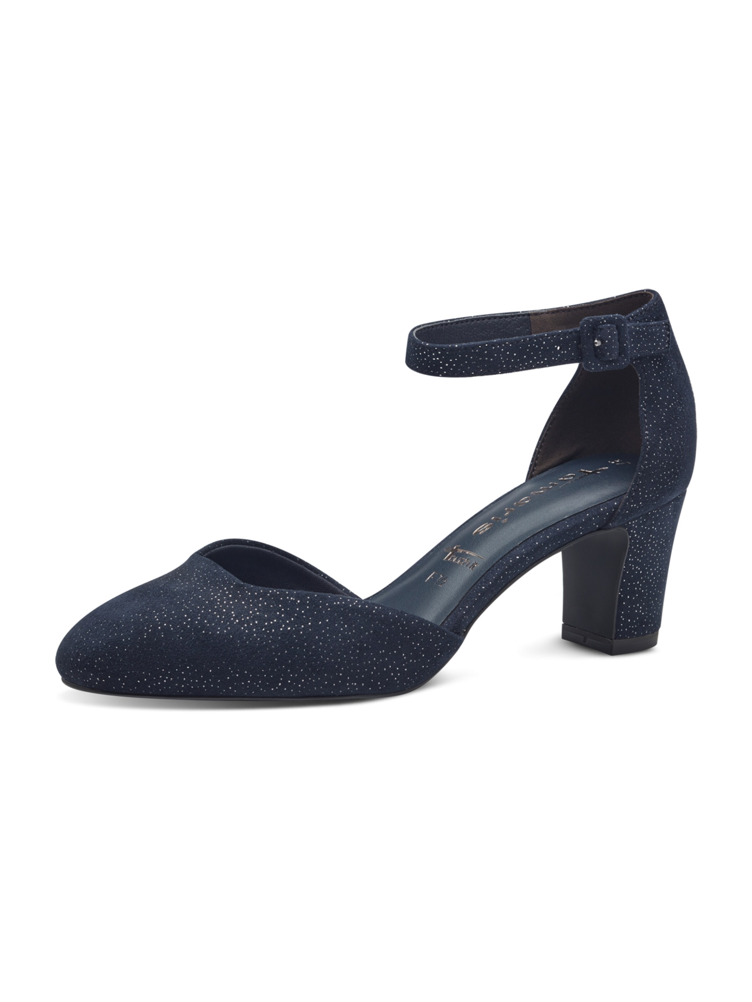 Pumps de la Tamaris pe albastru: față