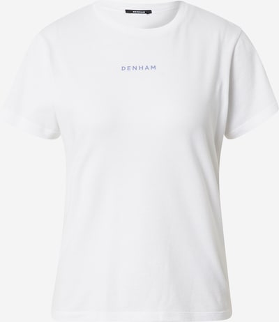 Tricou 'CAMELLIA' DENHAM pe alb, Vizualizare produs