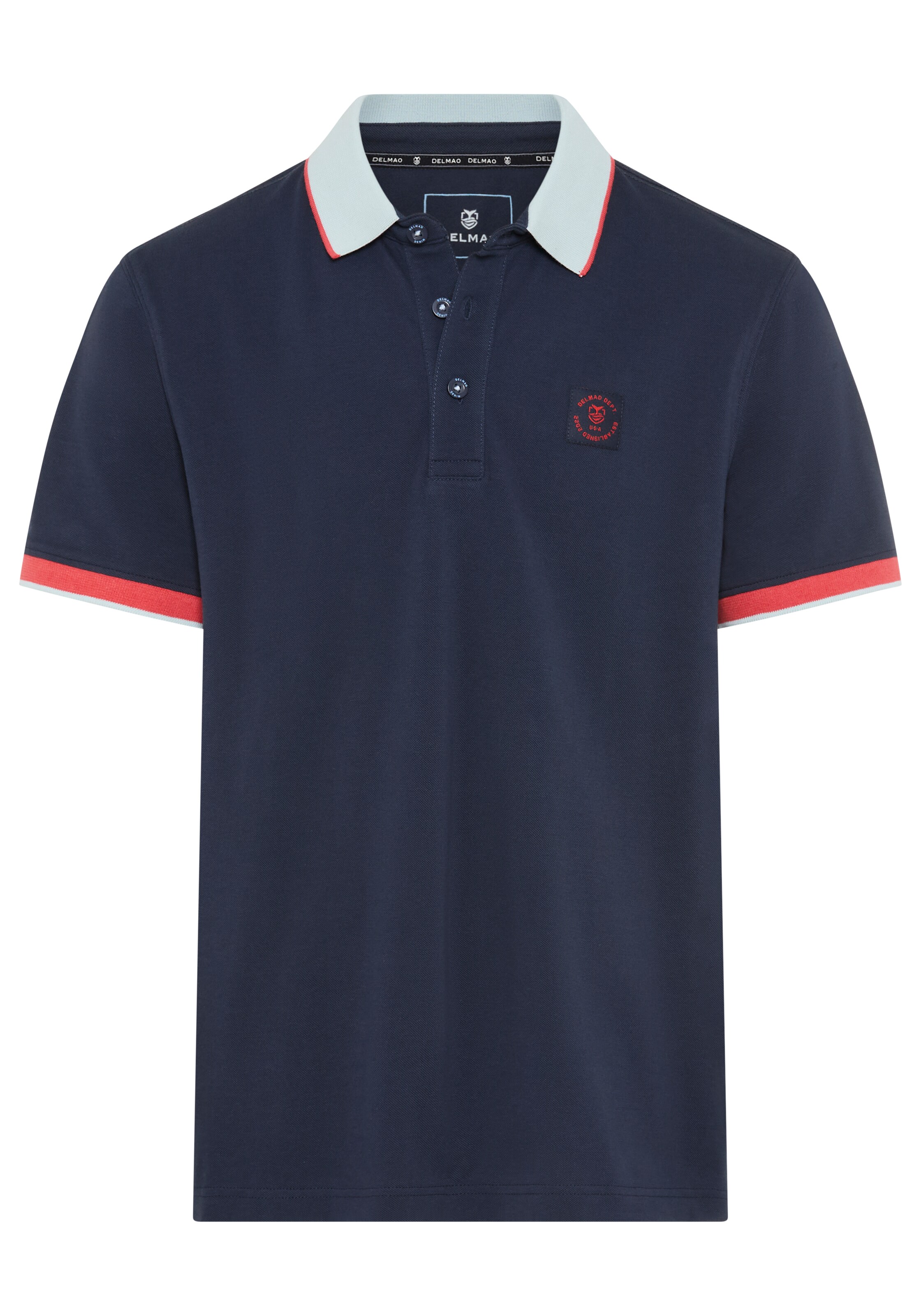 DELMAO Shirt in Blue: front