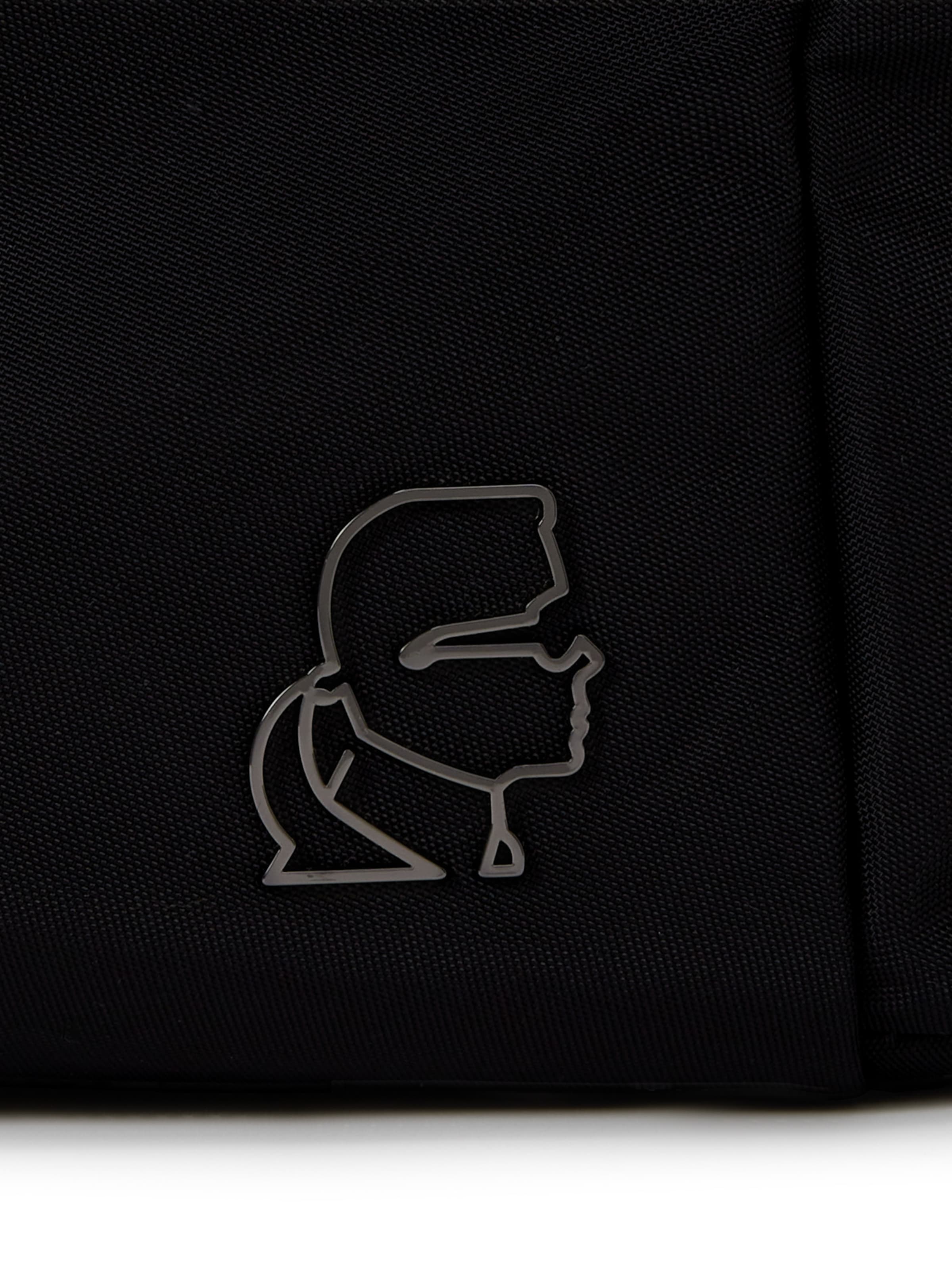 Karl Lagerfeld Reisetasche 'Kameo' in Schwarz