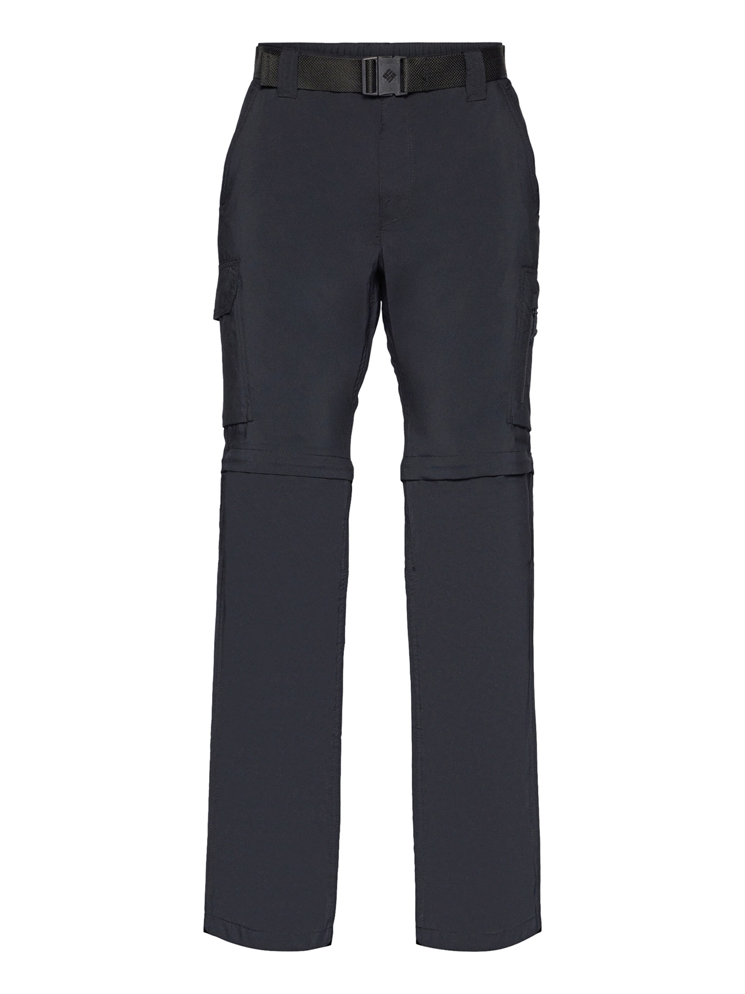 COLUMBIA Outdoor Pants 'Silver Ridge' in Black: front