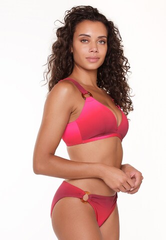 LingaDore Triangel Bikinitop in Rood: voorkant