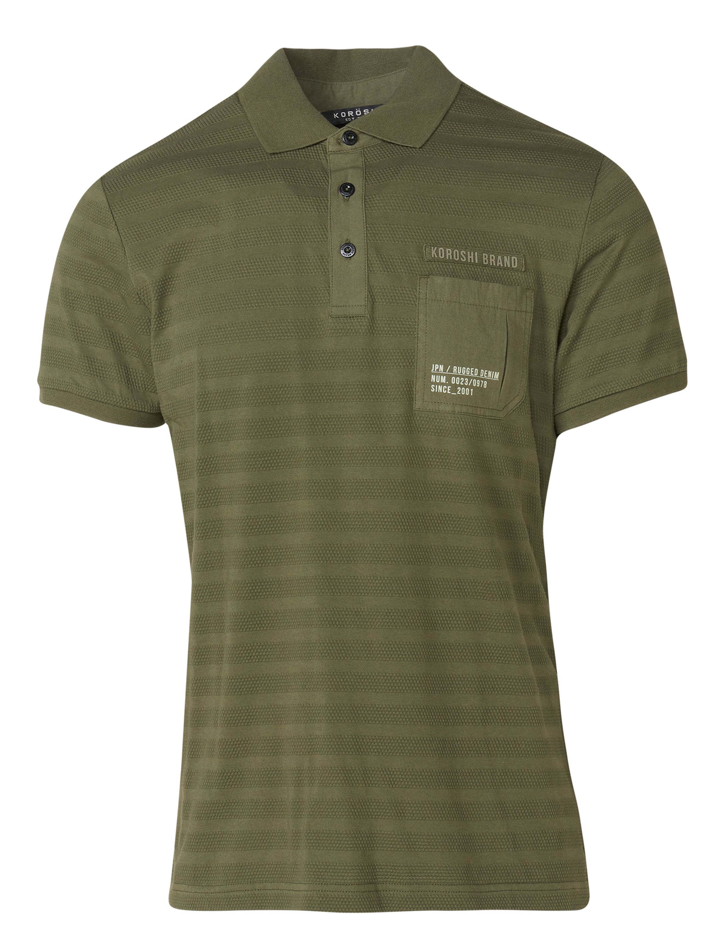 KOROSHI Póló - zöld: elől