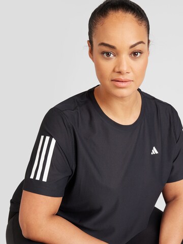 juoda ADIDAS PERFORMANCE Sportiniai marškinėliai 'Own The Run'