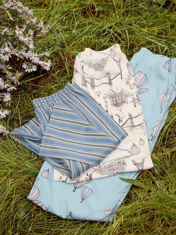 CALIDA Pyjamahose 'Favourites Journey'‌‌‌‌‌‌‌‌ in Blau