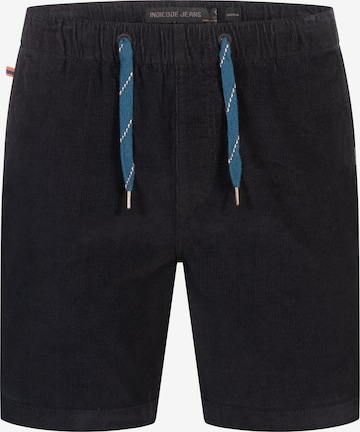 INDICODE JEANS Regular Broek 'Polle' in Zwart: voorkant