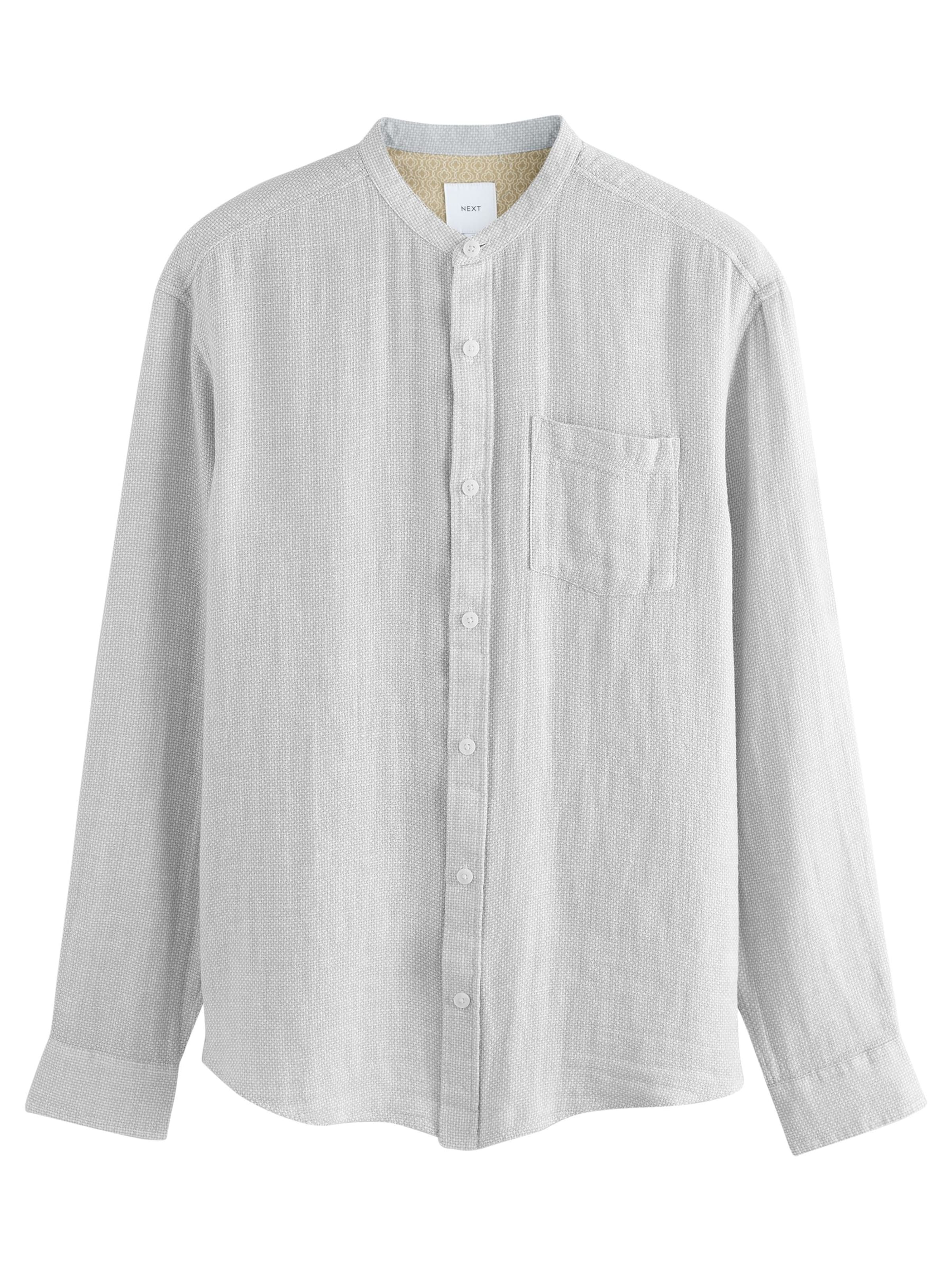 Next Regular Fit Hemd in Grau: Vorderseite