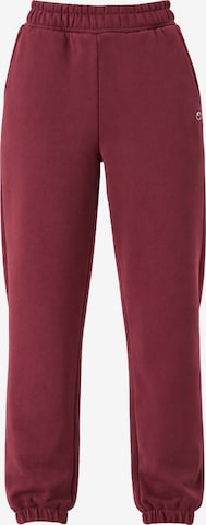 Organication Tapered Pants in Red: front