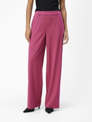OBJECT Wide leg Broek 'LISA' in Rood: voorkant