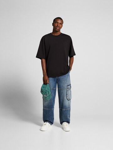 Bershka Loosefit Farmer - kék