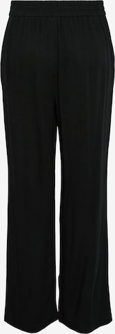 PIECES Wide leg Trousers 'VINSTY' in Black: front