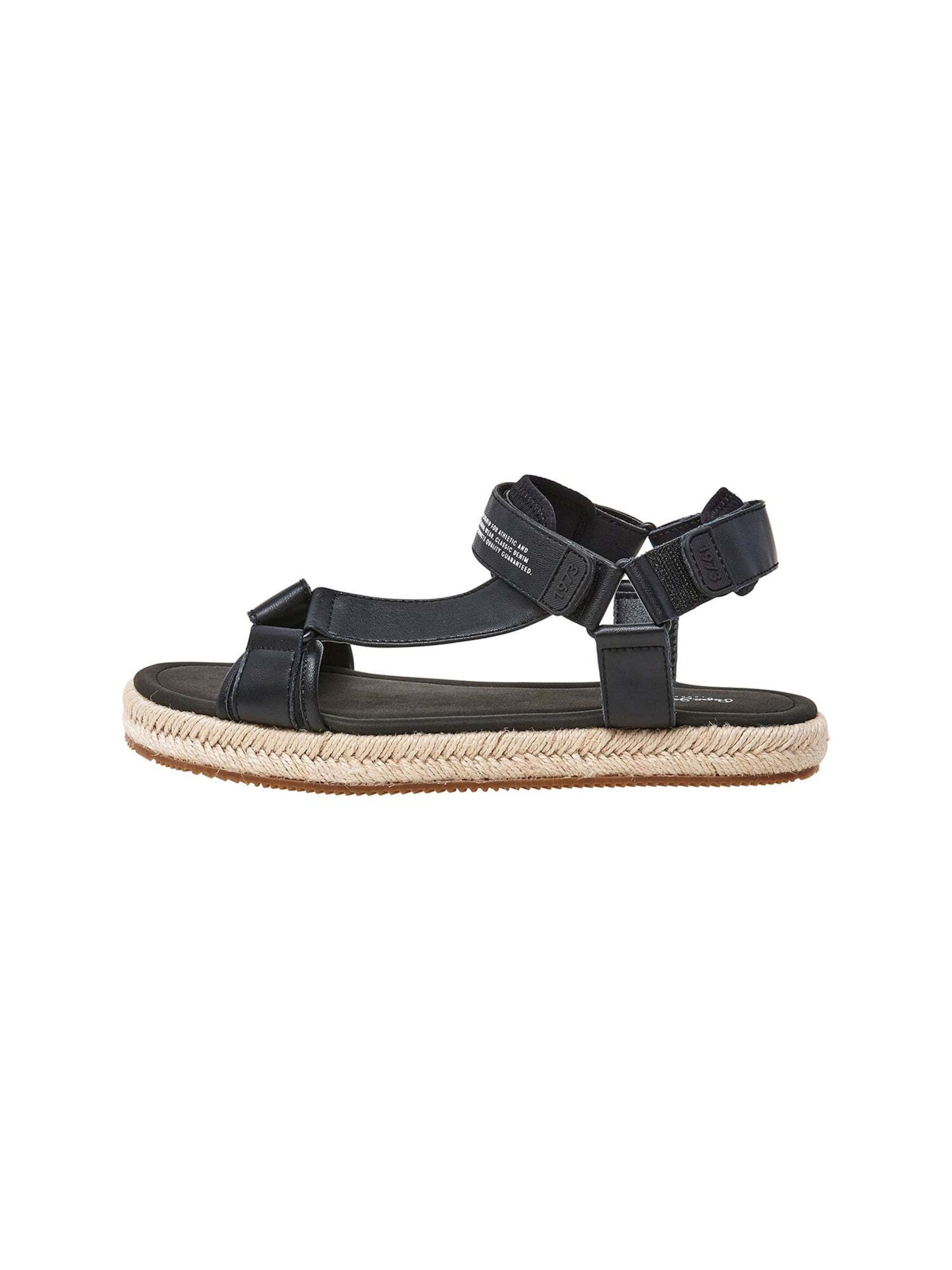 Sandalo 'SUNSET SAVAGE' di Pepe Jeans in nero: frontale