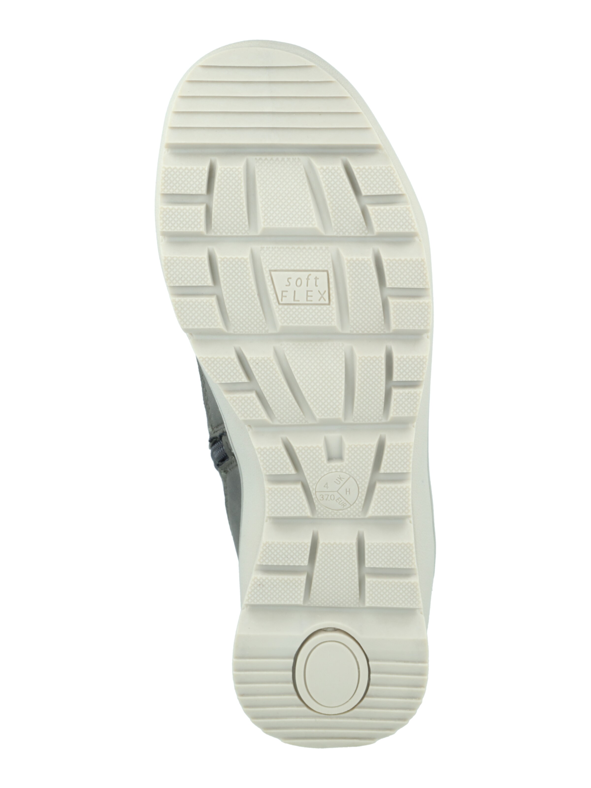 JANA Schnürstiefelette in Grau