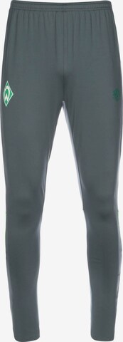 UMBRO Slim fit Workout Pants 'SV Werder Bremen' in Grey: front