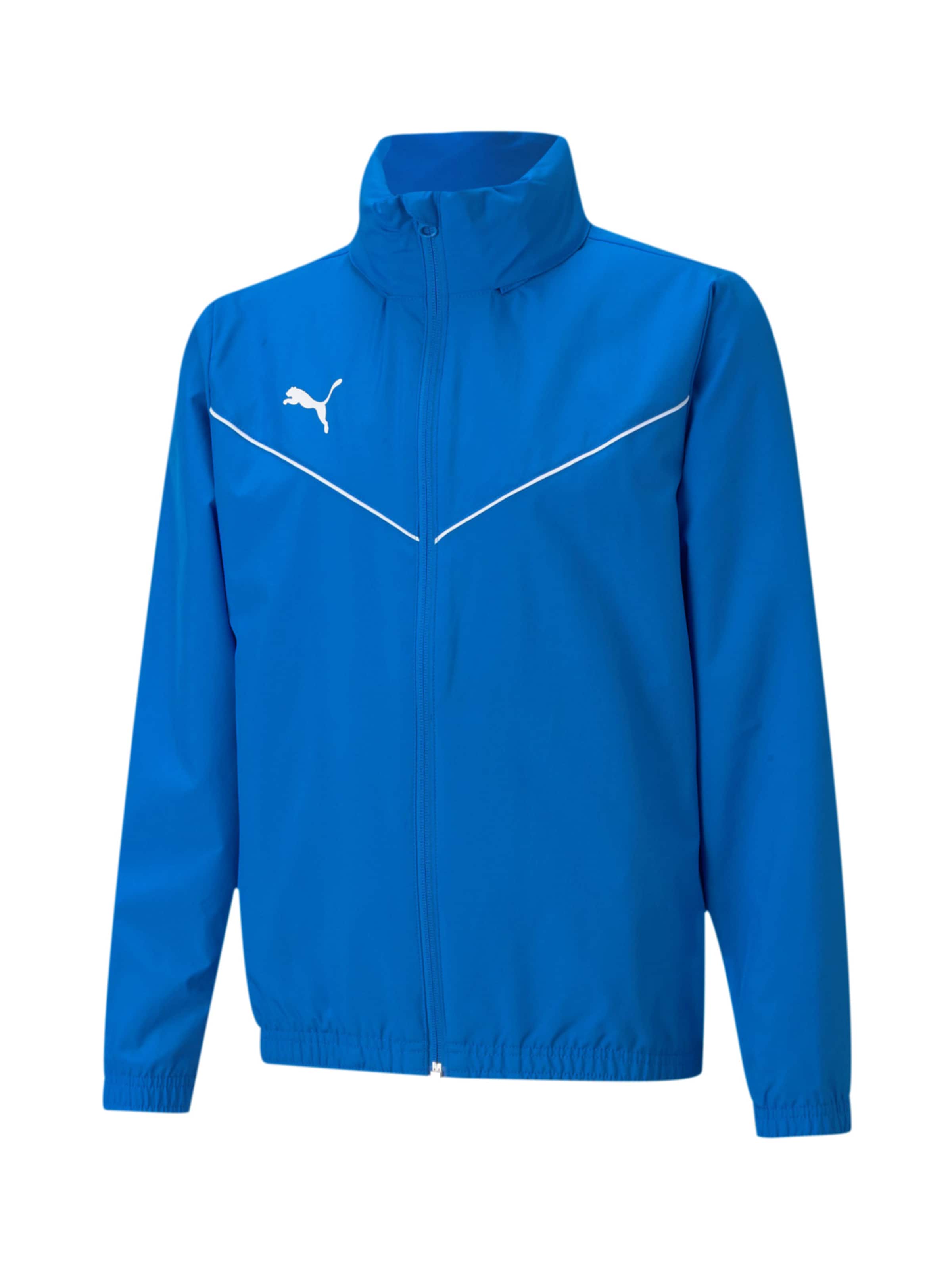 PUMA Sportjas 'TeamRise' in Blauw: voorkant