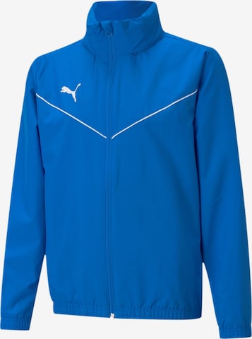 PUMA Athletic Jacket 'TeamRise' in Blue: front