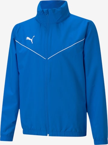 PUMA Sportjacke 'TeamRISE' in Blau: predná strana