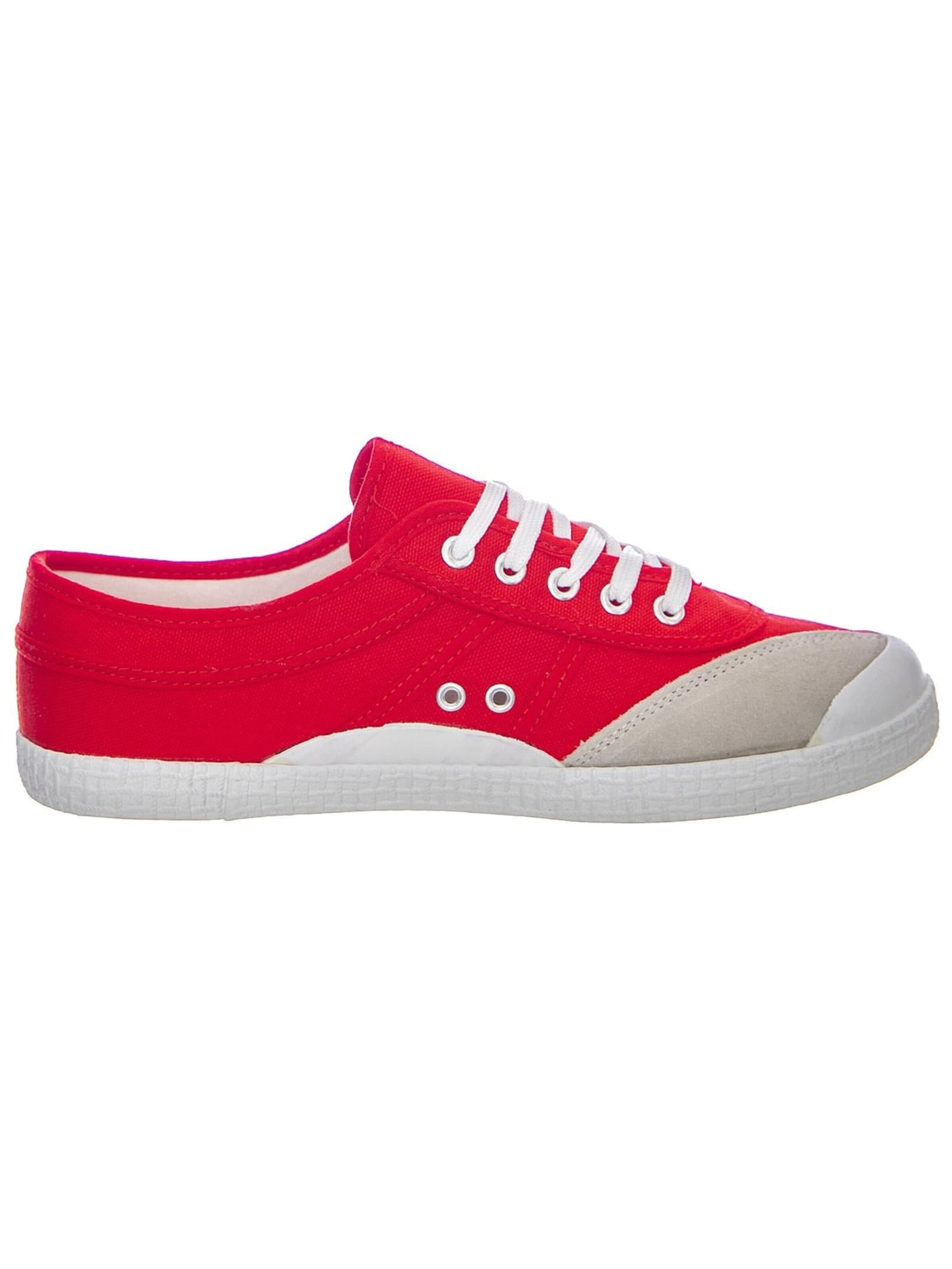 Scarpa stringata sportiva 'Basic Canvas Shoes' di KAWASAKI in rosso