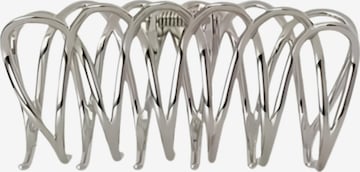 soho Hair accesoiresNakit za kosu 'Olive Metal Hair Claw - Silver' - srebro boja: prednji dio