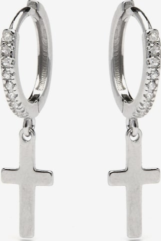 Luxenter - Pendientes 'Diret' en blanco: frente