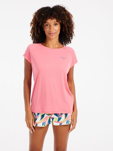 PROTEST Shirt 'PRTHappy' in Pink: front