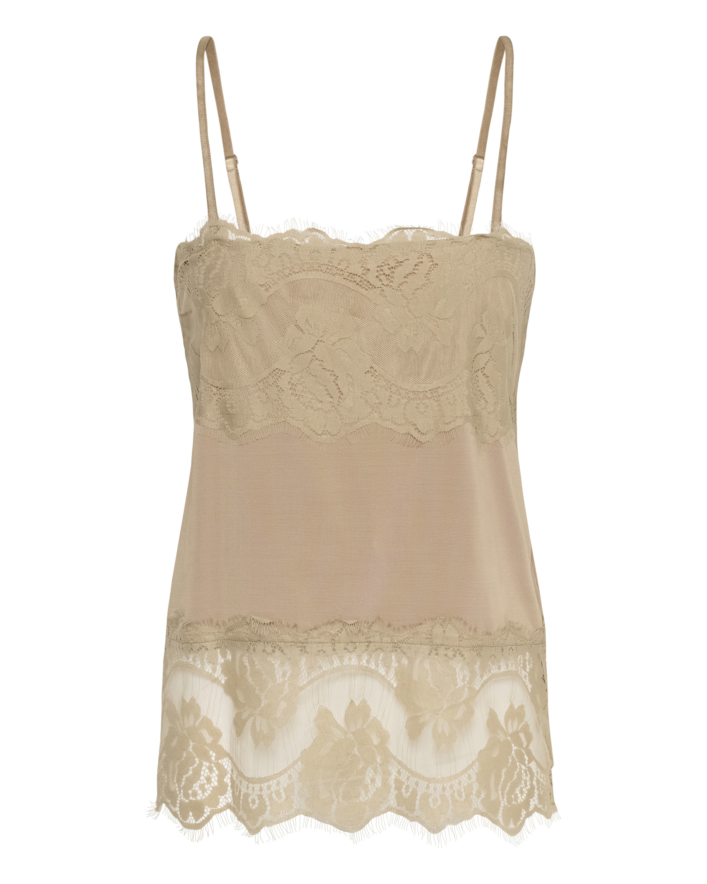 SOAKED IN LUXURY Overdel 'SLColumbine' i beige: forside