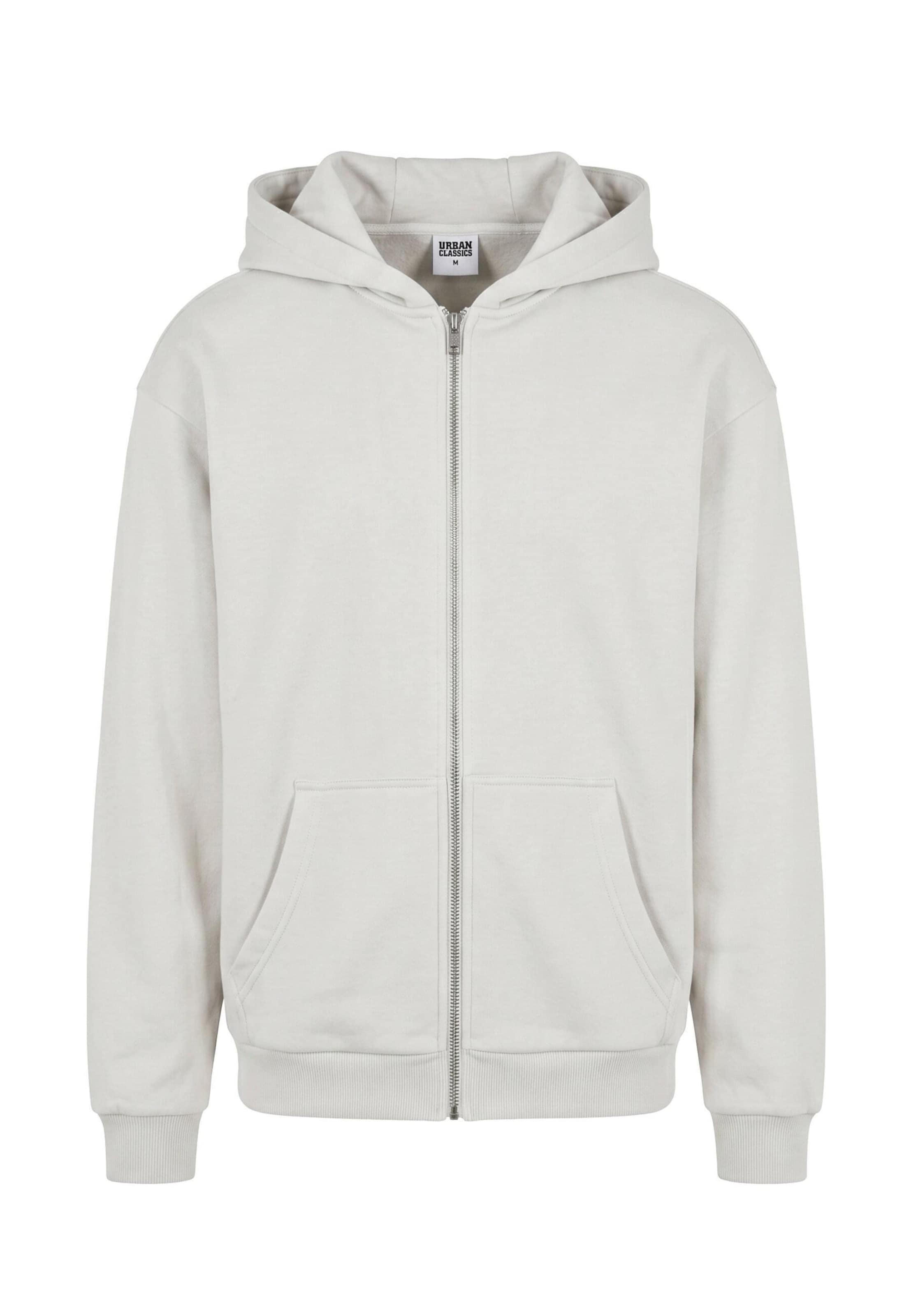 Veste de survêtement Urban Classics en blanc : devant