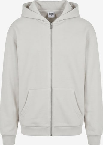 Veste de survêtement Urban Classics en blanc : devant