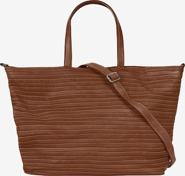 Cabas Samantha Look en marron : devant