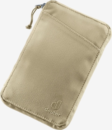 DEUTER Wallet in Beige: front