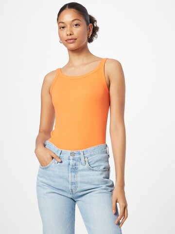 Kaffe Top 'Carna' in Orange: front