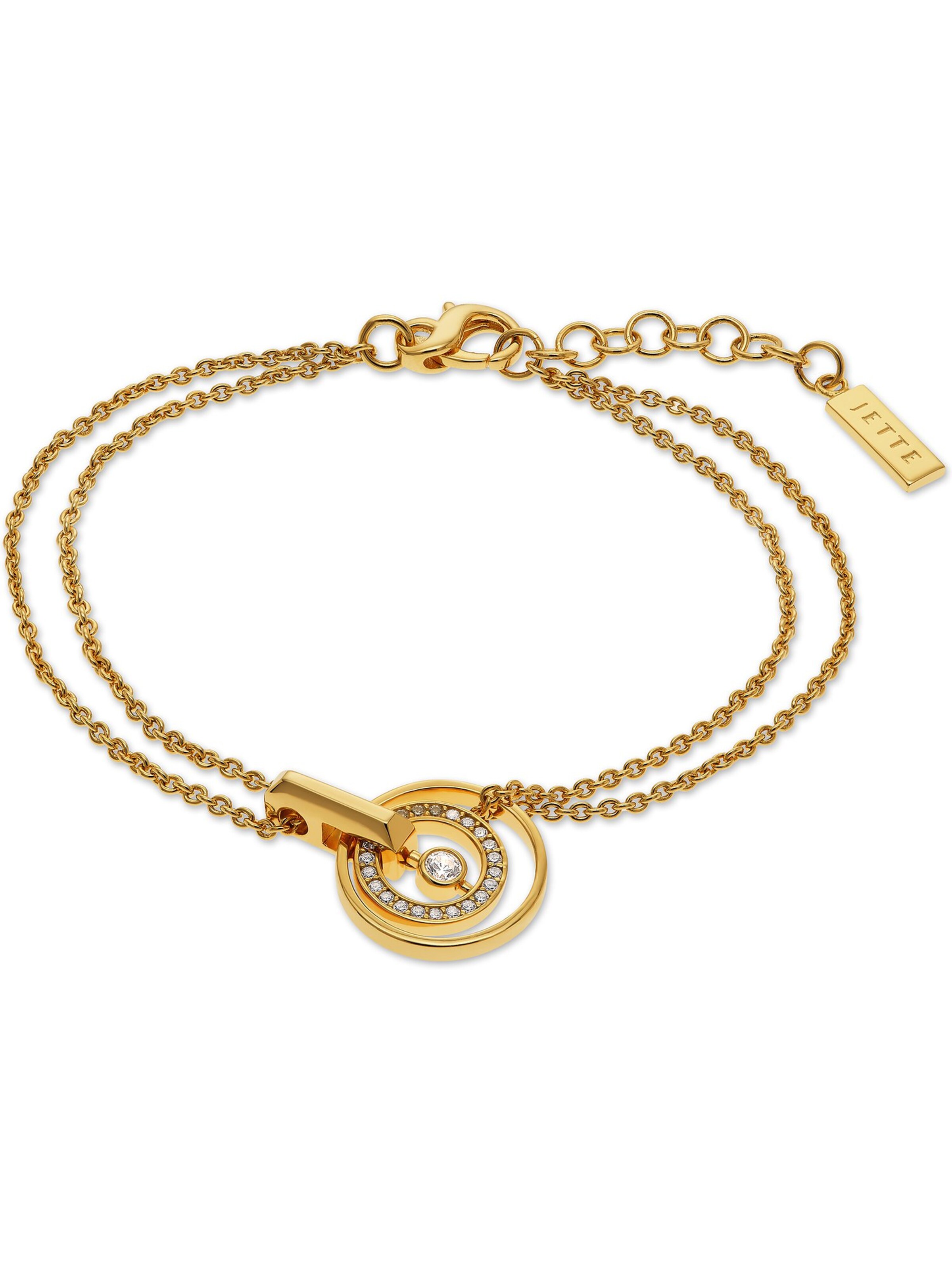 JETTE Armband in Gelb: Vorderseite