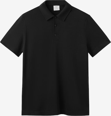 MANGO MAN Poloshirt 'Zanp' in Schwarz: Vorderseite