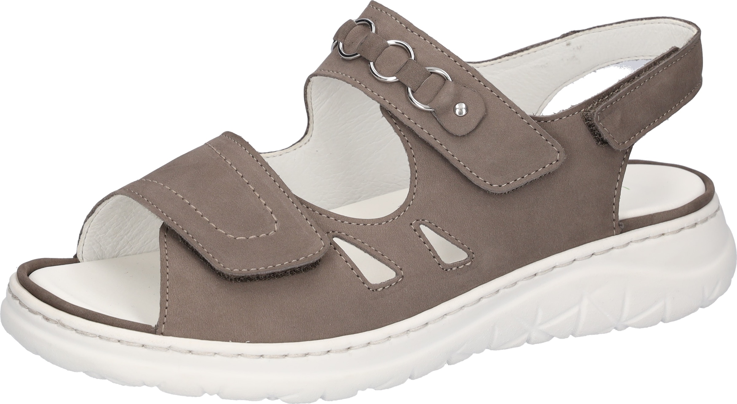 WALDLÄUFER Sandale in Beige: Vorderseite