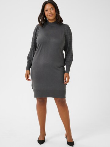 Abito in maglia 'KC Lini' di KAFFE CURVE in nero