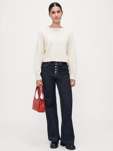 Pull-over 'VMDOFFY' Vero Moda Petite en beige