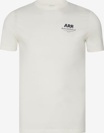 s.Oliver Shirt in Wit: voorkant