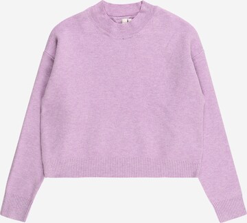 Pieces Kids - Pullover em roxo: frente