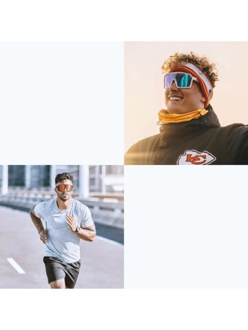 Occhiali da sole sportivi 'MowMow Wizard Sunglasses - Sports Glasses - Photochromic Lens - Men - Women' di Mowmow in grigio: frontale